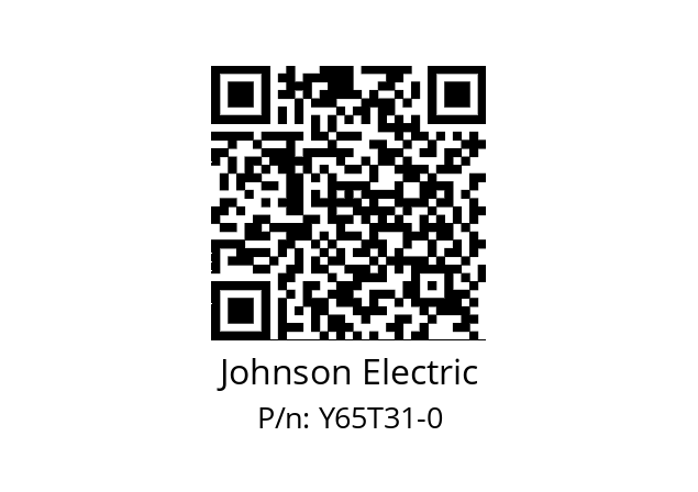   Johnson Electric Y65T31-0