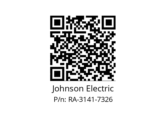   Johnson Electric RA-3141-7326