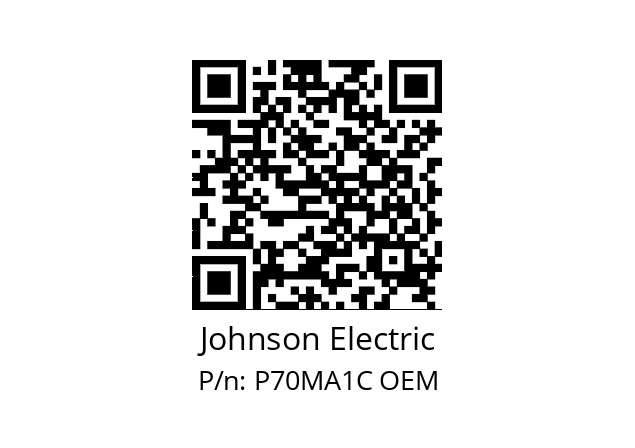   Johnson Electric P70MA1C OEM