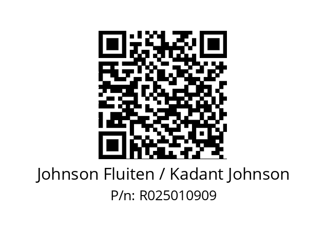   Johnson Fluiten / Kadant Johnson R025010909