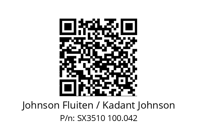   Johnson Fluiten / Kadant Johnson SX3510 100.042