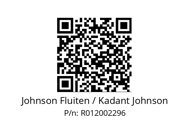   Johnson Fluiten / Kadant Johnson R012002296