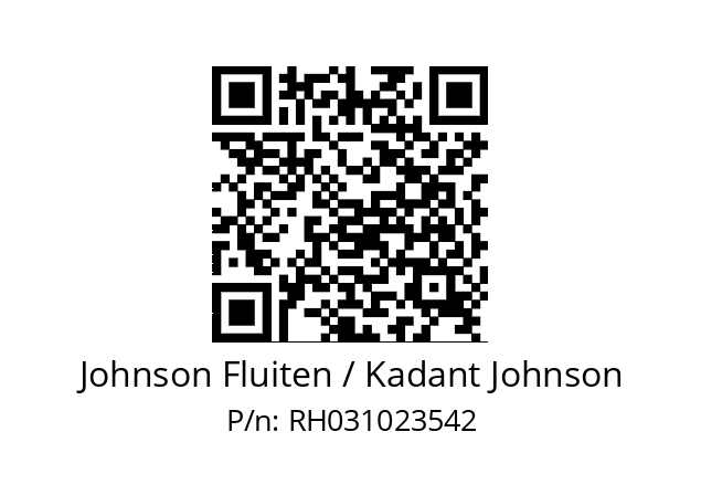   Johnson Fluiten / Kadant Johnson RH031023542