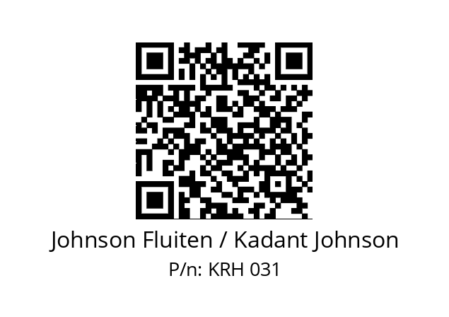   Johnson Fluiten / Kadant Johnson KRH 031