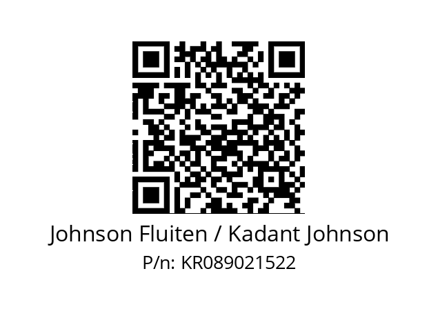   Johnson Fluiten / Kadant Johnson KR089021522