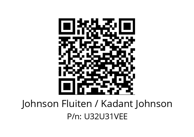   Johnson Fluiten / Kadant Johnson U32U31VEE