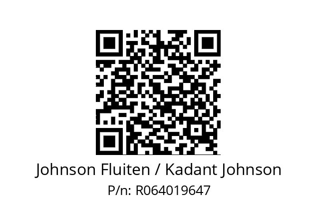   Johnson Fluiten / Kadant Johnson R064019647