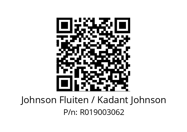   Johnson Fluiten / Kadant Johnson R019003062