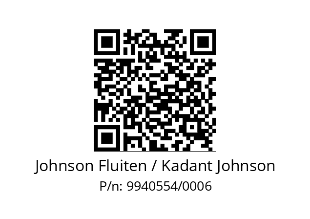   Johnson Fluiten / Kadant Johnson 9940554/0006