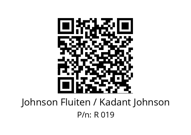   Johnson Fluiten / Kadant Johnson R 019