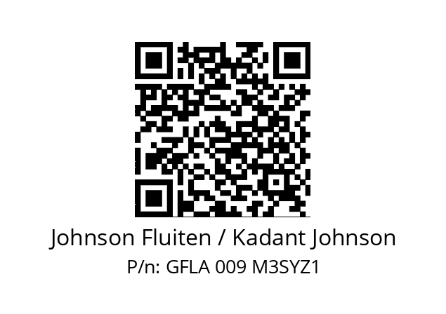   Johnson Fluiten / Kadant Johnson GFLA 009 M3SYZ1