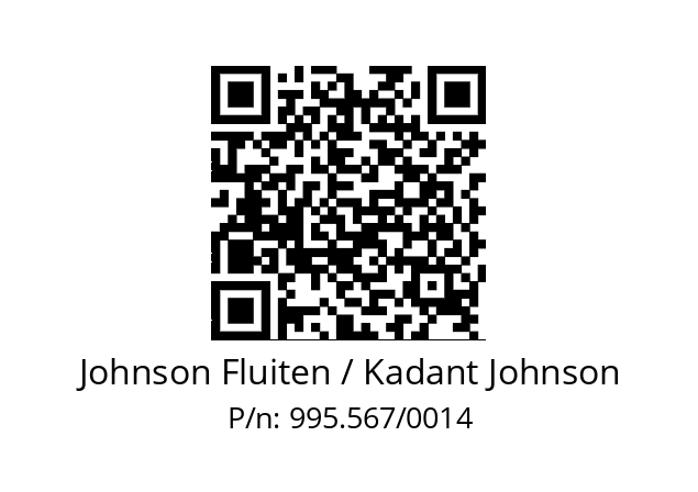   Johnson Fluiten / Kadant Johnson 995.567/0014