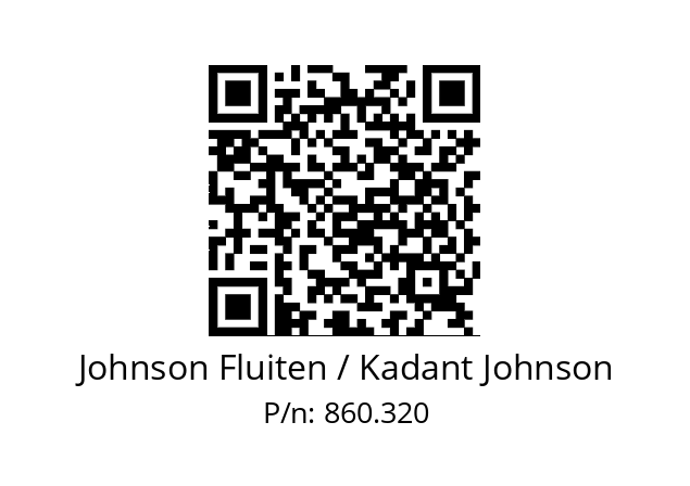   Johnson Fluiten / Kadant Johnson 860.320