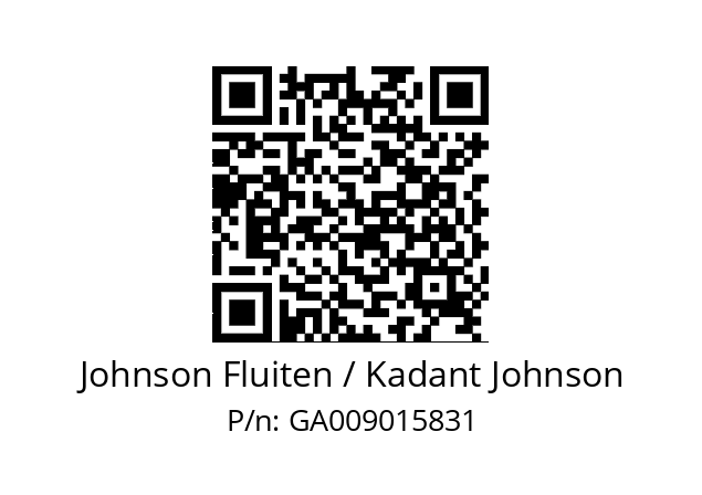   Johnson Fluiten / Kadant Johnson GA009015831