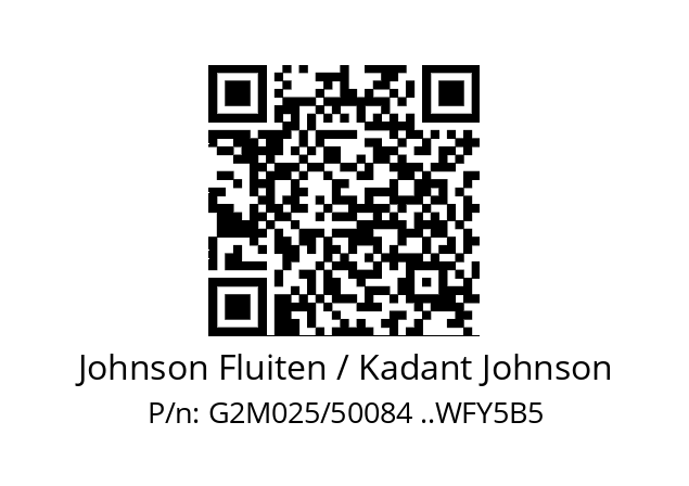   Johnson Fluiten / Kadant Johnson G2M025/50084 ..WFY5B5