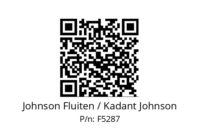   Johnson Fluiten / Kadant Johnson F5287