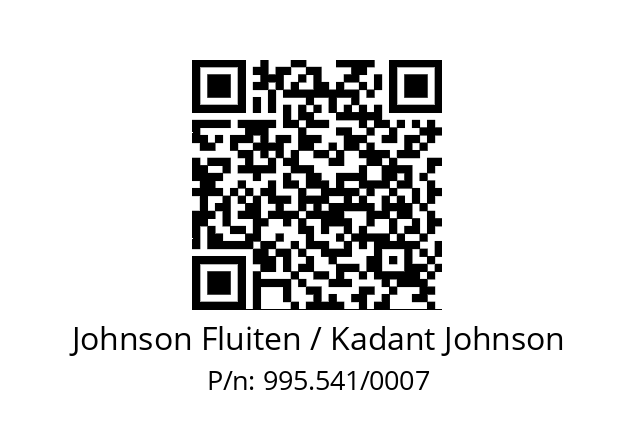   Johnson Fluiten / Kadant Johnson 995.541/0007