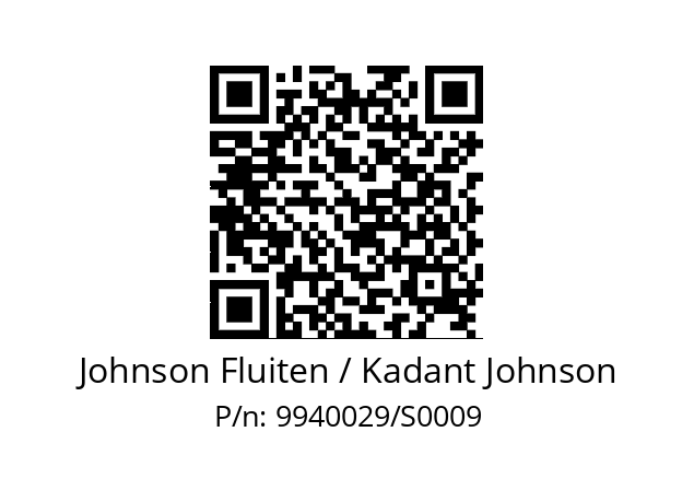   Johnson Fluiten / Kadant Johnson 9940029/S0009