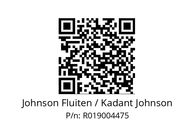   Johnson Fluiten / Kadant Johnson R019004475