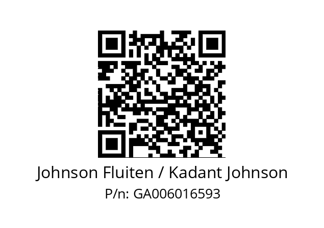   Johnson Fluiten / Kadant Johnson GA006016593