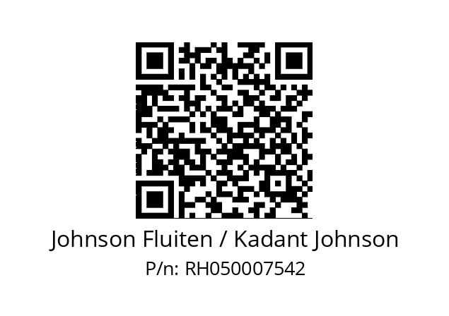   Johnson Fluiten / Kadant Johnson RH050007542