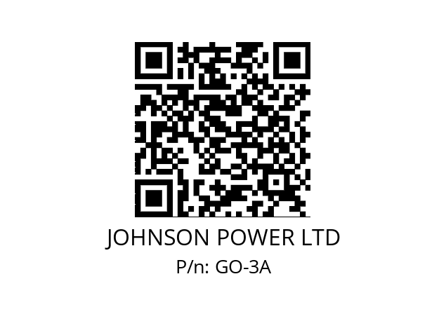   JOHNSON POWER LTD GO-3A