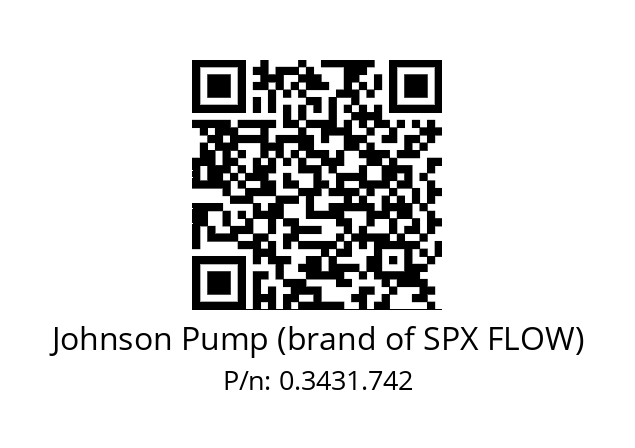   Johnson Pump (brand of SPX FLOW) 0.3431.742