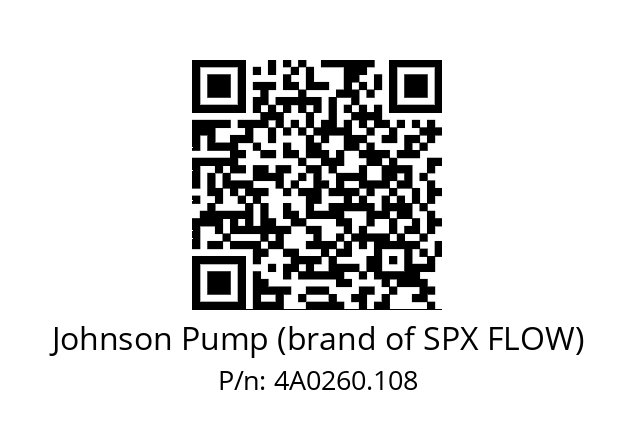   Johnson Pump (brand of SPX FLOW) 4A0260.108