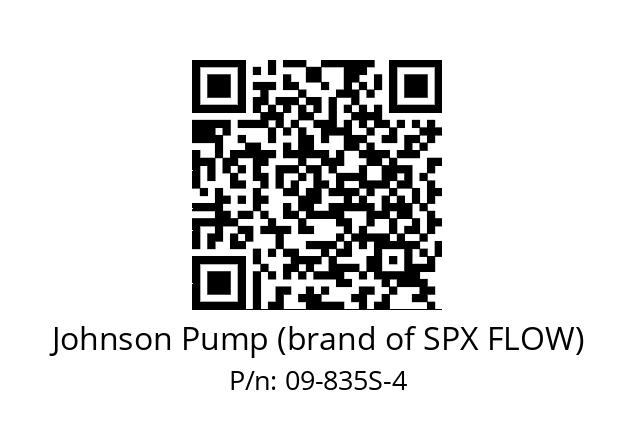   Johnson Pump (brand of SPX FLOW) 09-835S-4