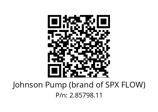   Johnson Pump (brand of SPX FLOW) 2.85798.11