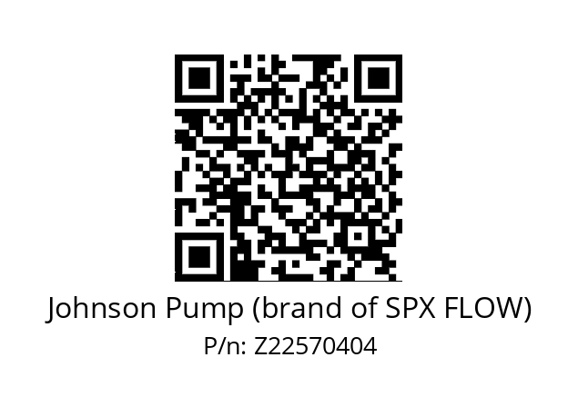   Johnson Pump (brand of SPX FLOW) Z22570404