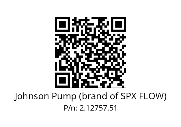   Johnson Pump (brand of SPX FLOW) 2.12757.51