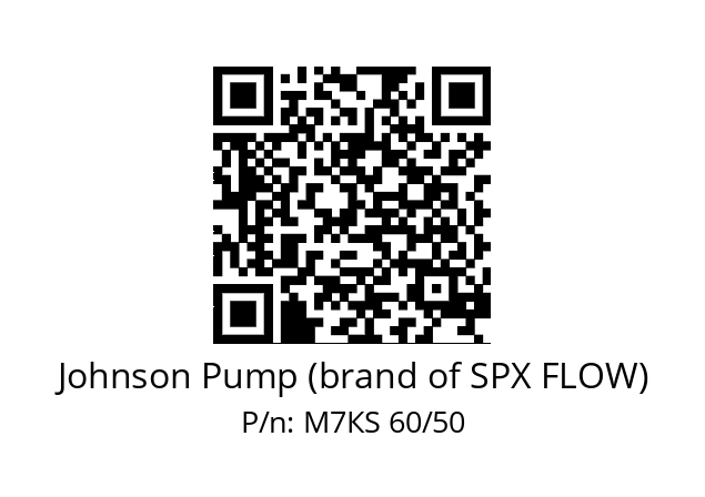   Johnson Pump (brand of SPX FLOW) М7КS 60/50