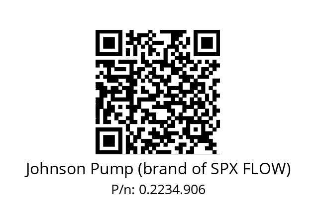   Johnson Pump (brand of SPX FLOW) 0.2234.906