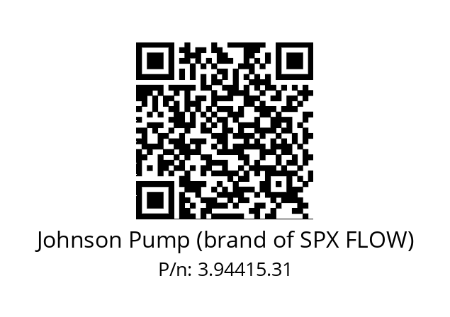   Johnson Pump (brand of SPX FLOW) 3.94415.31