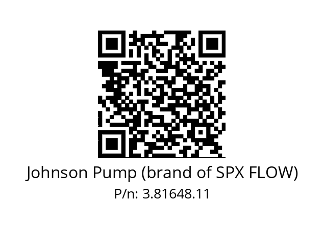   Johnson Pump (brand of SPX FLOW) 3.81648.11