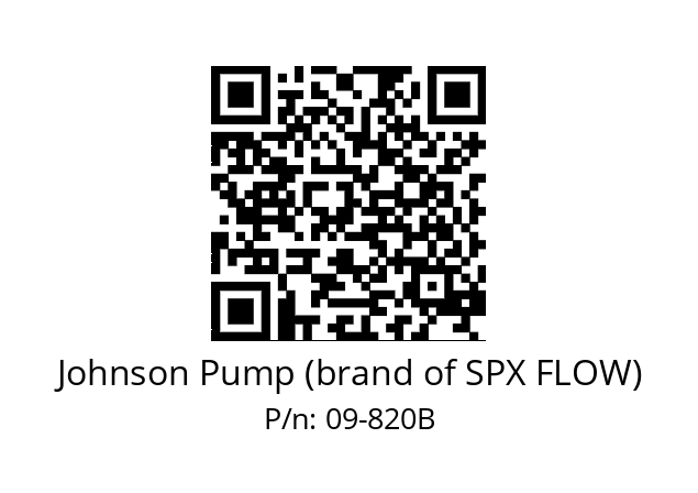   Johnson Pump (brand of SPX FLOW) 09-820B