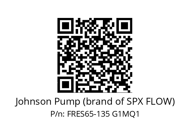   Johnson Pump (brand of SPX FLOW) FRES65-135 G1MQ1