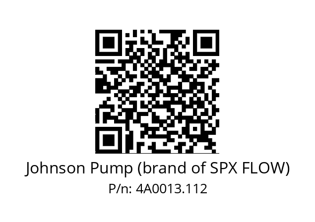   Johnson Pump (brand of SPX FLOW) 4A0013.112