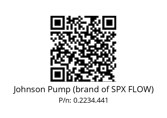   Johnson Pump (brand of SPX FLOW) 0.2234.441