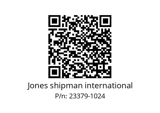   Jones shipman international 23379-1024