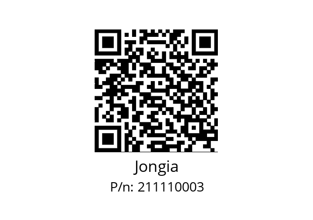   Jongia 211110003