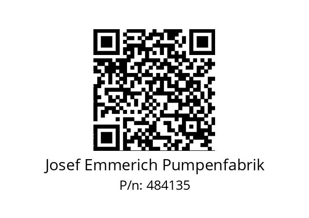   Josef Emmerich Pumpenfabrik 484135