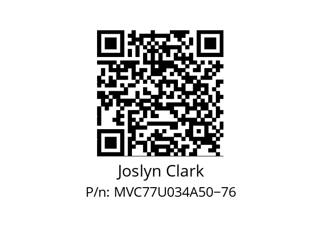   Joslyn Clark MVC77U034A50−76