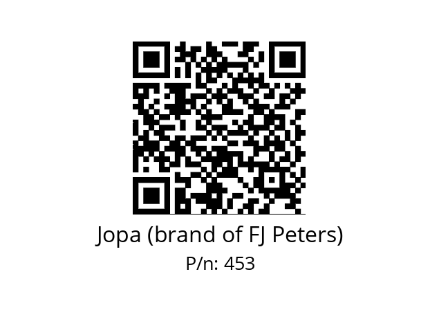   Jopa (brand of FJ Peters) 453