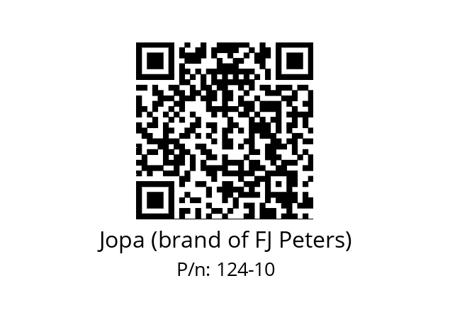   Jopa (brand of FJ Peters) 124-10