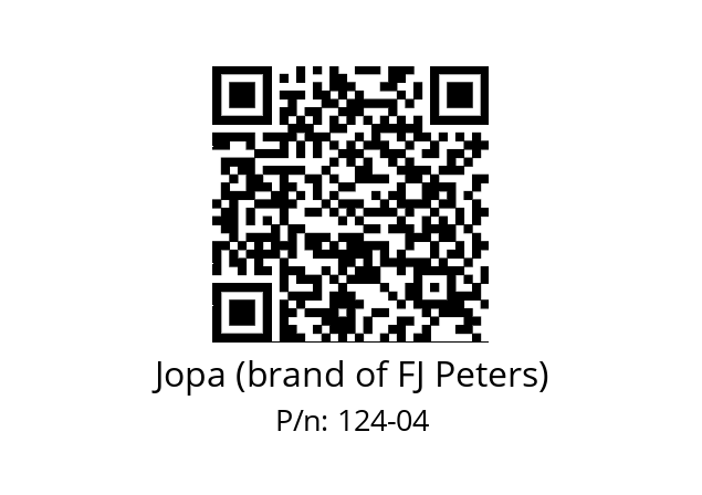   Jopa (brand of FJ Peters) 124-04