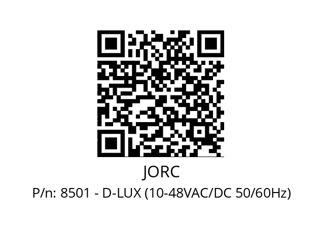   JORC 8501 - D-LUX (10-48VAC/DC 50/60Hz)