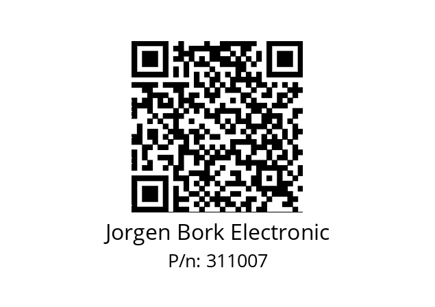   Jorgen Bork Electronic 311007