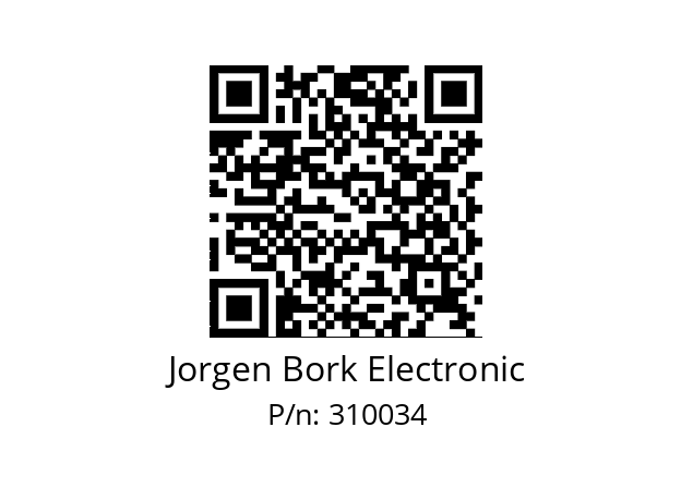   Jorgen Bork Electronic 310034